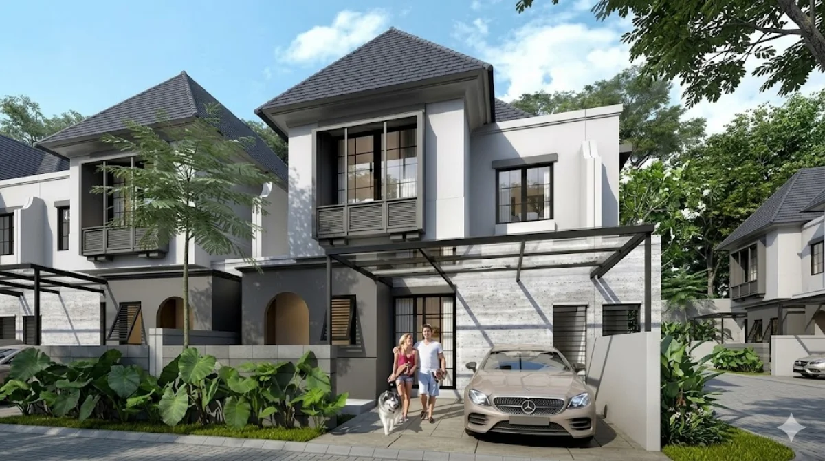 Hunian Elite dengan Lingkungan Asri Tipe Capital Marjoria - The Grand Kenjeran Surabaya