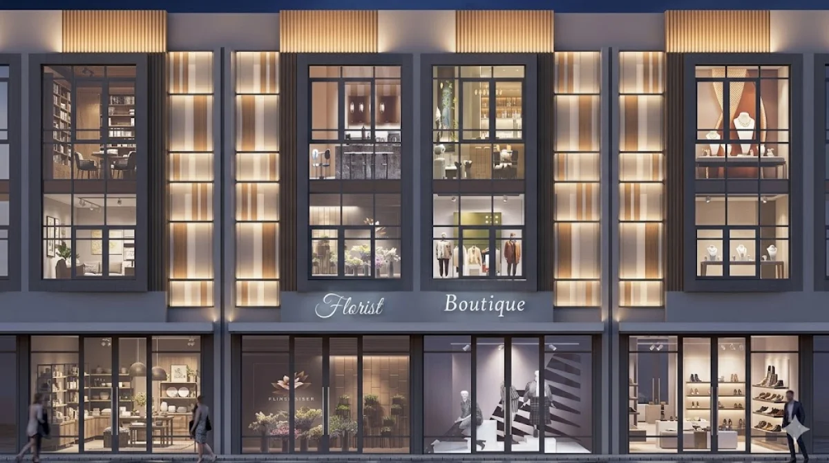 Ruko Eksklusif 4 Lantai - Tahap 1 Beverly Shopping Arcade Pakuwon City Surabaya Timur - Cocok untuk Bisnis