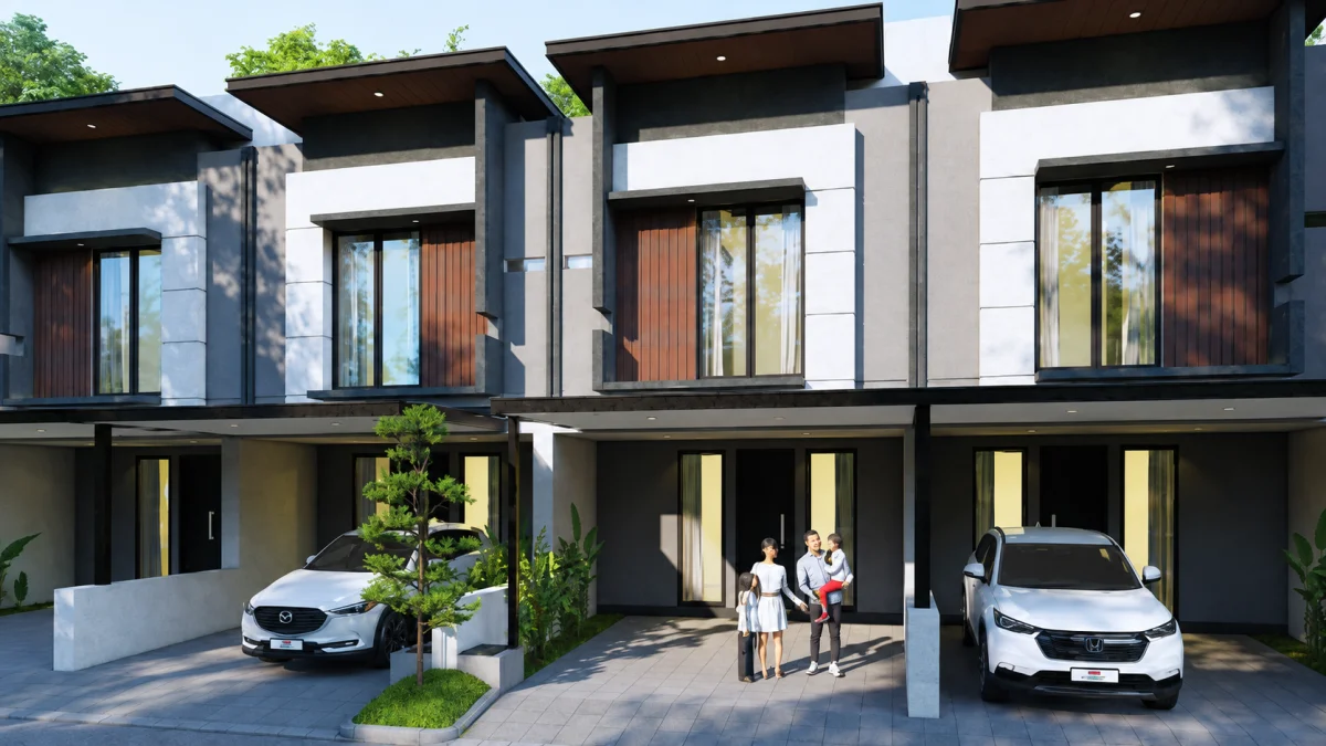 Rumah Baru 2 Lantai Hamilton Regency Pantai Mentari Surabaya – Elegan & Strategis - Tipe Arden 