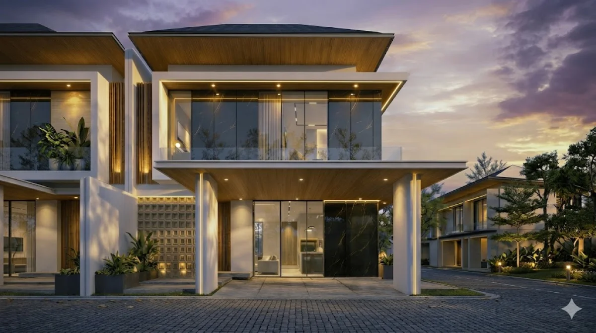 Rumah Mewah Darmo Graha Residence Lontar Tipe Agatha – Hunian Eksklusif Surabaya Barat 