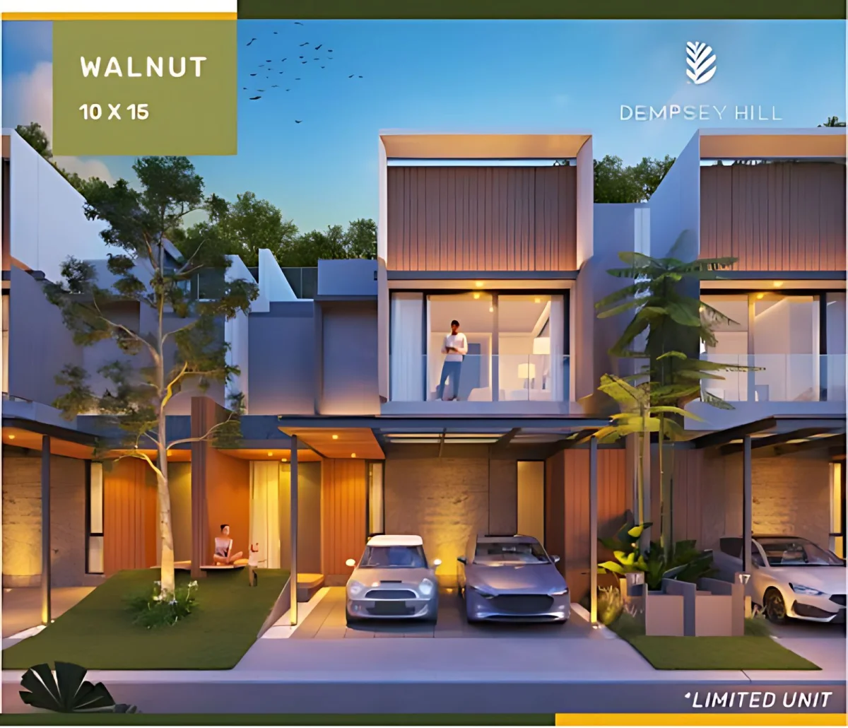 Unit Eksklusif! Dempsey Hill tipe Walnut with Rooftop --- Siap Huni Surabaya Barat 