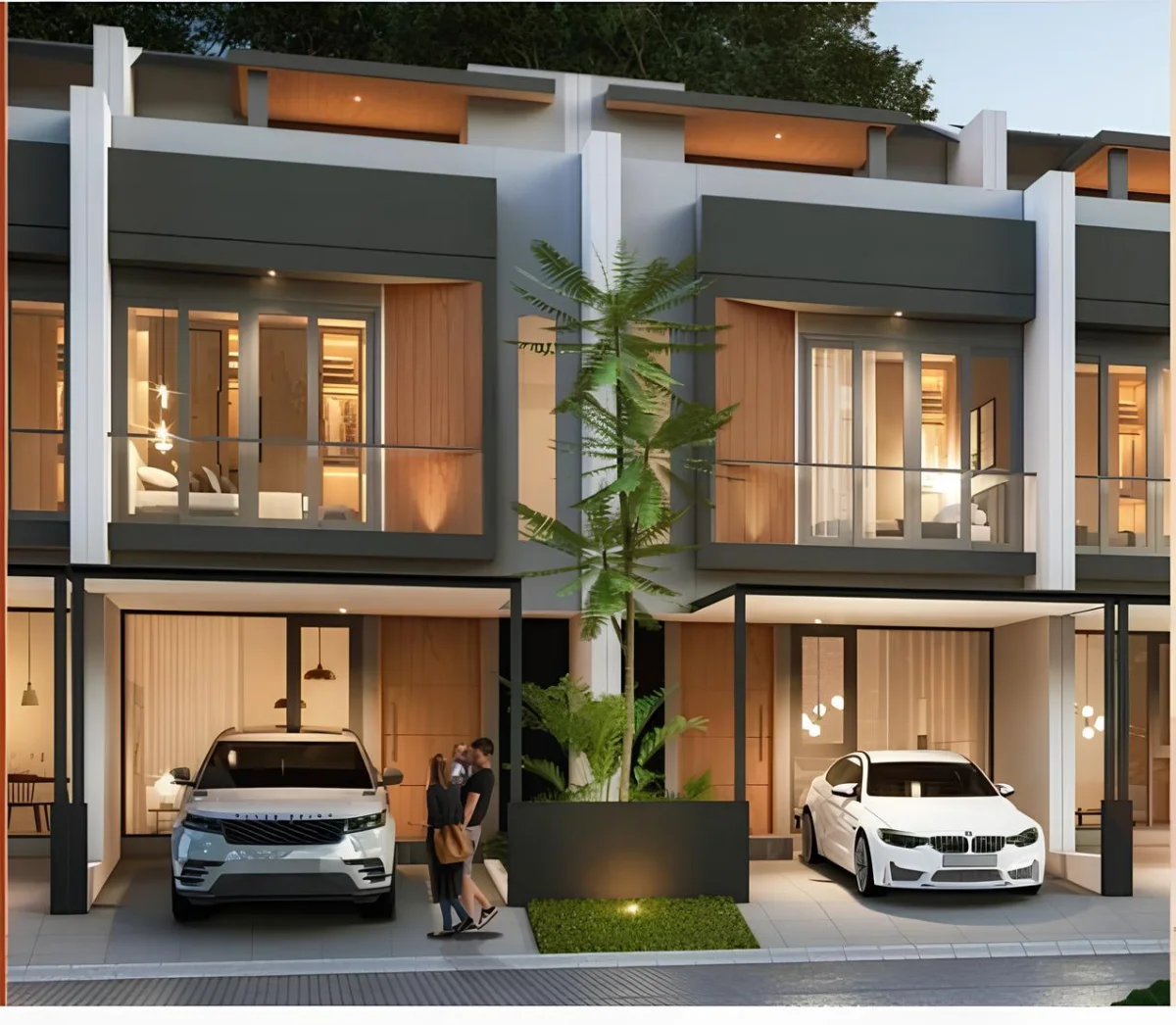 Rumah Modern Jade Deluxe  + Attic - Hunian Premium - Northwest Central Surabaya