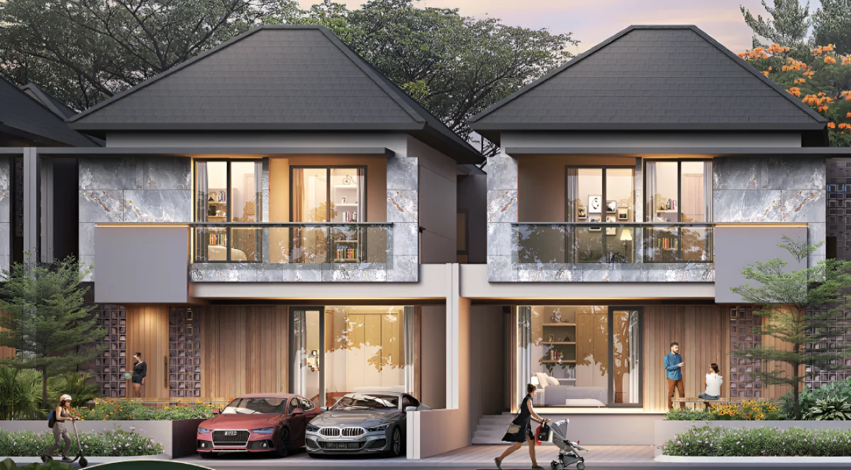 Rumah Premium Greenlake Tipe Willow | Desain Modern Tropical - Surabaya CitraLand